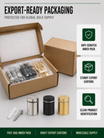 Kit de fixation pour enseignes en acier inoxydable 201, usinage CNC, pour montage de panneaux publicitaires