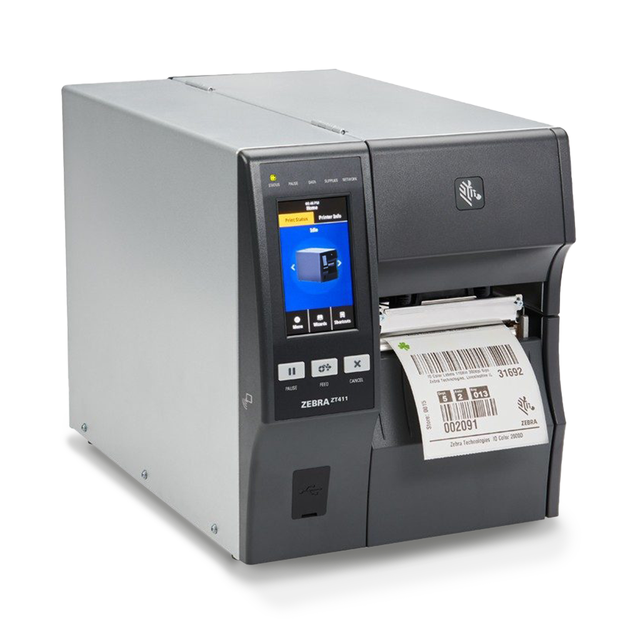 ZT411 203 DPI Industrial Thermal Transfer Barcode Printer ZT41142-T090000Z 1 Year Warranty