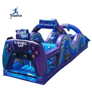 Parcours d'obstacles gonflable moderne en PVC commercial, parcours d'obstacles gonflable populaire, jeu <span class=keywords><strong>de</strong></span> château gonflable pour enfants - Product Image 1