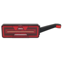 Feu arrière combiné LED 360 mm avec feux de position, durable, pour camion et remorque (feu stop/clignotant/feu arrière/feu de recul/feu antibrouillard arrière)