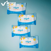 Lingettes humides jetables écologiques en mini-pack individuel, à l'eau pure, pour le nettoyage des toilettes, usage personnel et en voyage