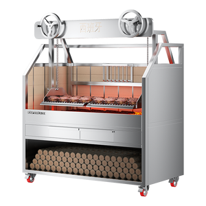 Parrilla de barbacoa de carbón multifuncional comercial para Hotel de carne Burger Shop Meat Roaster para aplicaciones de panadería - Product Image 6
