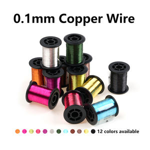 <span class=keywords><strong>Fil</strong></span> de cuivre de 0,1 mm, 12 couleurs disponibles, matériel de montage de mouches pour mouches nymphes de <span class=keywords><strong>truite</strong></span>, pêche en rivière, lac et ruisseau, rouleau de 100 yards - Product Image 2