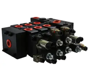 Current Control With Joystick Solenoid Hydraulic Proportional Valve Double Acting 12v Hydraulic Proportional Valve