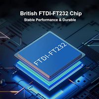 Adaptador convertidor serial USB macho DB9 Jasoz con chip FTDI FT230, blindaje de lámina de PVC, para cámara, computadora, escáner, longitudes de 1m a 5m