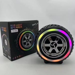 Thiết Kế Mới Bluetooth Loa Âm Thanh Với RGB Ánh Sáng Âm Nhạc Máy Nghe Nhạc Xe Hình Dạng Bánh Xe Loa Không Dây Mini Loa Hỗ Trợ <span class=keywords><strong>TF</strong></span> U Đĩa - Product Image 1