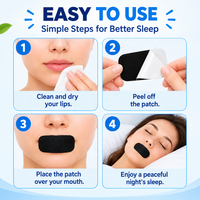 Bandelettes buccales personnalisées anti-ronflement, parfumées, douces, hypoallergéniques pour un meilleur sommeil, certifiées CE ISO13485