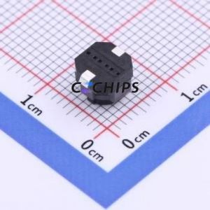 EVPASJC1A Tactile Switch SMD,6x6.1mm Switch Single Pole Single Throw Round Button 3.5N Vertical Mount - Product Image 2