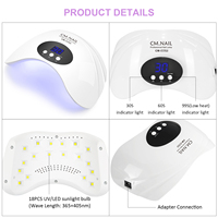 Appareil de polymérisation des ongles pour usage domestique et professionnel, lampe UV LED pour gel, logo personnalisé, vente en gros, commande en gros, usine