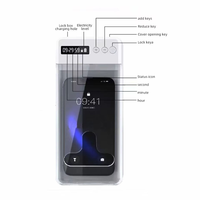 Boîte de verrouillage à minuterie intelligente pour téléphones portables, en plastique, conception de moule personnalisée, contrôle des jeux, amélioration des études, gestion du temps