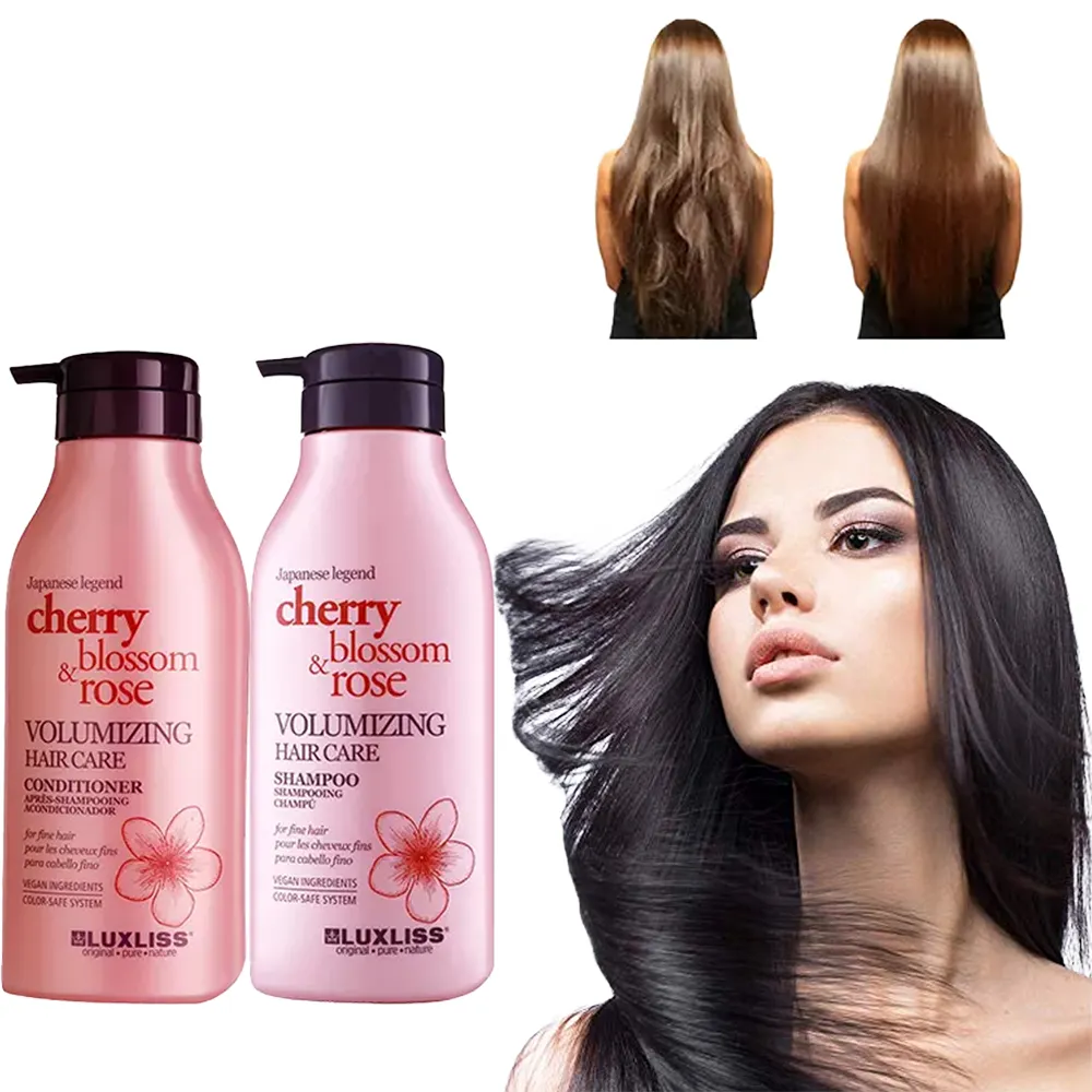 Luxliss Dầu Gội Chăm Sóc Tóc Volumizing Hoa Anh Đào Hữu Cơ Tự Nhiên Từ Nhà Cung Cấp Trung Quốc