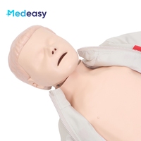 Maniquí de RCP Pediátrico Profesional Avanzado Medeasy con Entrenamiento de Respiración Artificial, Maniquí de Reanimación Pediátrica para Primeros Auxilios