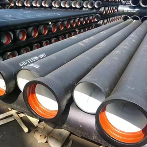 Tubos DCI de 200mm, 250mm, 300mm, suministro centrífugo de gran diámetro, soldadura, tubo de hierro fundido dúctil K9 - Product Image 1