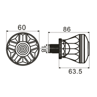 Éclairage LED RVB Pleine Couleur pour Parc d'Attractions, Manège, Lumières Ponctuelles UCS1903 24V IP66, Éclairage Pixel pour Fête Foraine, SMD3535 CRI90