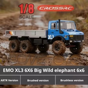 CROSSRC EMO XL3 1/8 6WD RC Crawler Wild Elephant 6x6 Recovery Truck Portal Axle Diff Lock High Torque Off-Road Hobby RTR - Product Image 2
