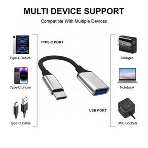 <span class=keywords><strong>Precio</strong></span> de suministro directo de fábrica USB C a USB3.0 <span class=keywords><strong>OTG</strong></span> <span class=keywords><strong>Cable</strong></span> DE DATOS USB C a USB3.0 Adaptador Tipo C <span class=keywords><strong>OTG</strong></span> <span class=keywords><strong>Cable</strong></span> para soporte de teléfono móvil OEM - Product Image 6