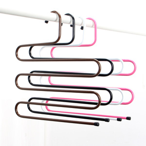 Perchero multicapa para pantalones, colgador mágico 5 en 1, tendedero plegable y telescópico, de acero inoxidable - Product Image 3