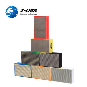 Tấm Đánh Bóng Chà Nhám Tay Kim Cương Mạ Điện 90X55Mm Khối Mài Mòn Cho Gạch Đá Thủy Tinh Sứ Bằng Thép Không Gỉ - Product Image 2