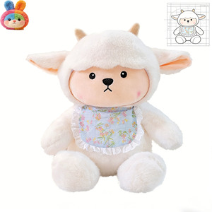 Хит продаж: Супермягкий плюшевый мишка-комфортер с наполнителем из полипропиленового хлопка, вышитый, свадебный подарок для детей - Product Image 1