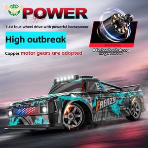 YF Coche de Derrape a Escala 1:16 <span class=keywords><strong>RC</strong></span>, Juguetes para Niños, Coche de Control Remoto 4x4, Coches de Carreras Eléctricos para Niños de Derrape <span class=keywords><strong>RC</strong></span> 2.4Ghz - Product Image 2