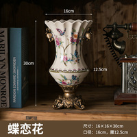 Gratis verzending Amerikaanse stijl retro ijs crack keramische vaas creatieve huisdecoratie decoraties Europese stijl binaural hoog