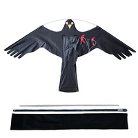 Vente en gros de faucon chinois en nylon, épouvantail pour oiseaux, perche télescopique de 7m, répulsif pour oiseaux à semi-conducteurs