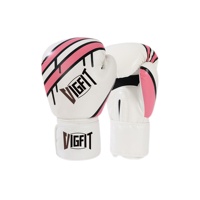 Gants de boxe gagnants professionnels jumeaux MMA Muay Thai Sparring Kick 8oz PU gants de boxe pour débutant en boxe