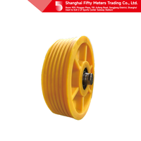 Poulie de traction d'ascenseur de qualité supérieure 350 mm, fournie par l'usine, roue de traction durable pour système d'ascenseur de passagers