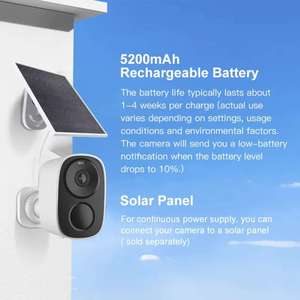 Caméra WIFI intérieure 3MP avec vision nocturne et couleurs réelles - Product Image 2