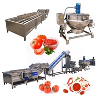 Ligne de production de sauce tomate, petite ligne de production de purée de tomate et de ketchup à vendre