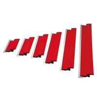 Lame de raclage 800*150 mm, outil de peinture, couteau de plâtrier en acier inoxydable avec manche en aluminium, lame de raclage pour cloisons sèches