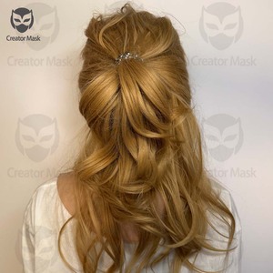 Masque de femme réaliste en silicone, blonde, faite à la main, effet peau véritable, pour Halloween, Pâques, masque d'acteur, cosplay, tournage de <span class=keywords><strong>film</strong></span> - Product Image 6