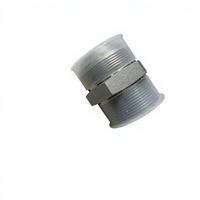 Adaptateur hydraulique droit en acier inoxydable et acier au carbone sur mesure, connecteur de tuyau robuste