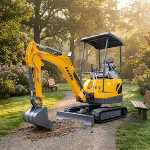 Mini Excavadora de 1.8 Toneladas con Motor Hidráulico, Pequeña Excavadora de Orugas para Jardinería y Construcción, Certificación EPA y CE - Product Image 5