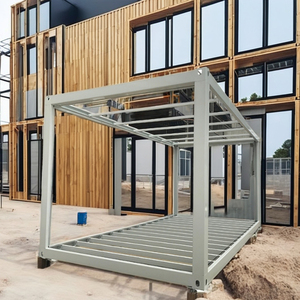 Công nghệ mới cấu trúc container Khung nhà nhỏ container thép nhẹ 20ft 40ft hiện đại có thể tháo rời nhà CONTAINER khung cửa hàng - Product Image 2