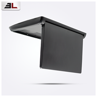 Téléviseur de plafond pour voiture 15,6 pouces, écran tactile IPS, Android 11, 2+32 Go, USB, stéréo, garantie 1 an, télécommande, moniteur rabattable
