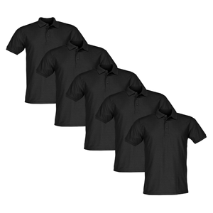 Expédition rapide en stock, chemises pour hommes en coton 100% tricoté respirant à manches courtes, logo brodé personnalisé de qualité, vêtements décontractés - Product Image 1