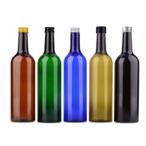 Nhãn Màn hình in ấn nhựa PET 750ml Rỗng chai rượu tái chế Pet người bảo trợ Tequila rượu rượu chai với nắp - Product Image 1