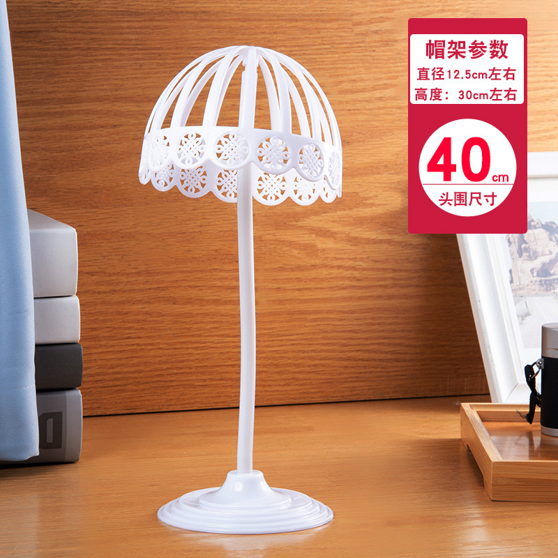 Post-style [hat circumference 40cm, height 30cm] White