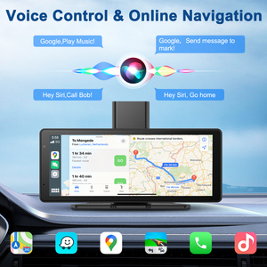 Écran CarPlay sans fil <span class=keywords><strong>pour</strong></span> voiture 8,1 pouces 4K avec rotation à 360°, caméra embarquée, CarPlay & Android Auto, autoradio, navigation/contrôle vocal/contrôle par la voix/FM - Product Image 4