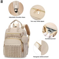 Tas Bayi Baru Lahir Custom Pabrik, Tas Popok Fashion, Tas Tangan Ibu, Tas Ransel untuk Ibu