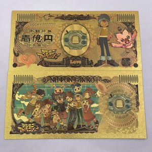 High Quality New Japan Anime Digimon Adventure Money Collection Gold Plated Banknote Gift - Product Image 3