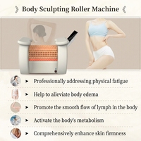 Appareil de massage amincissant et raffermissant à rouleaux pour le visage, le corps et la tête, double usage en salon
