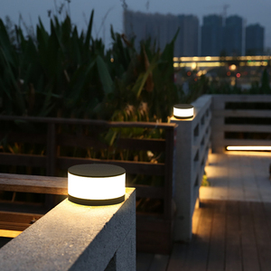 LED jardín Luz de decoración patio camino impermeable al aire libre <span class=keywords><strong>Pilar</strong></span> lámpara para patio cerca <span class=keywords><strong>el</strong></span> camino Solar poste de luz - Product Image 6