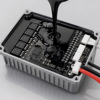 Composé de scellement en silicone à haute conductivité thermique Boqiao, résine d'encapsulation isolante pour pack de batteries de véhicules électriques