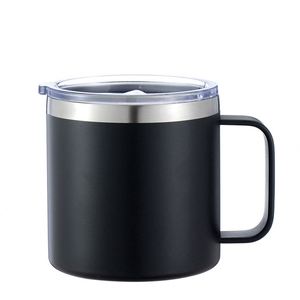 Vaso Térmico de Café Personalizado para Oficina, Libre de BPA, con Recubrimiento en Polvo, de Doble Pared, Aislado al Vacío, de 14 oz, con Asa - Product Image 4