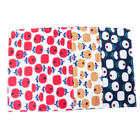 Serviette de cuisine en coton à imprimé floral de style nordique, serviette de thé, forme carrée