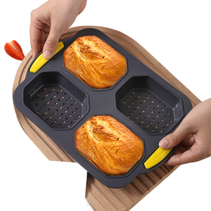 Plaques à pâtisserie rectangulaires en acier inoxydable <span class=keywords><strong>de</strong></span> qualité commerciale, efficaces, <span class=keywords><strong>pour</strong></span> <span class=keywords><strong>pain</strong></span> au <span class=keywords><strong>levain</strong></span> fait maison, avec couvercle et poignée - Product Image 6