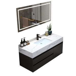 Freestanding mobiletto <span class=keywords><strong>bagno</strong></span> Grey unità di vanità con lavandino da appendere <span class=keywords><strong>bagno</strong></span> vanità artigiano vanità <span class=keywords><strong>bagno</strong></span> - Product Image 6
