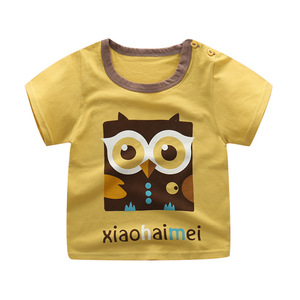 Camiseta <span class=keywords><strong>de</strong></span> manga corta para niños, Camiseta <span class=keywords><strong>de</strong></span> <span class=keywords><strong>algodón</strong></span> <span class=keywords><strong>de</strong></span> versión coreana del mismo estilo para hombres y mujeres, verano 2021 - Product Image 6